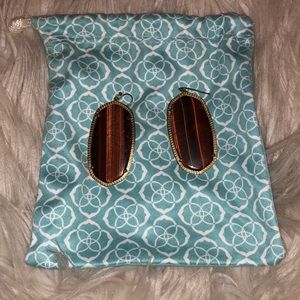 Kendra Scott Danielle tiger eye earrings